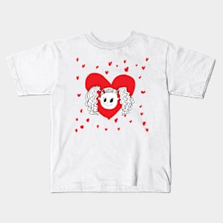 a cute and lovely girl Kids T-Shirt